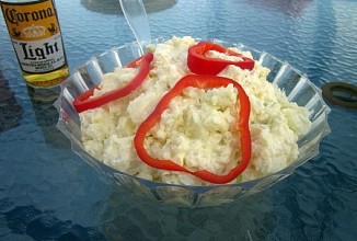 Картофельный салат с яйцом