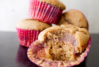 Тыквенные кексы с нутеллой