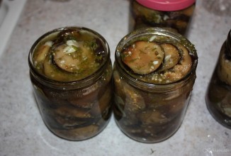 Баклажаны в масле
