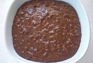 Шоколадно-рисовый пудинг