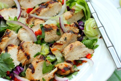 Рецепт Куриный салат с овощами