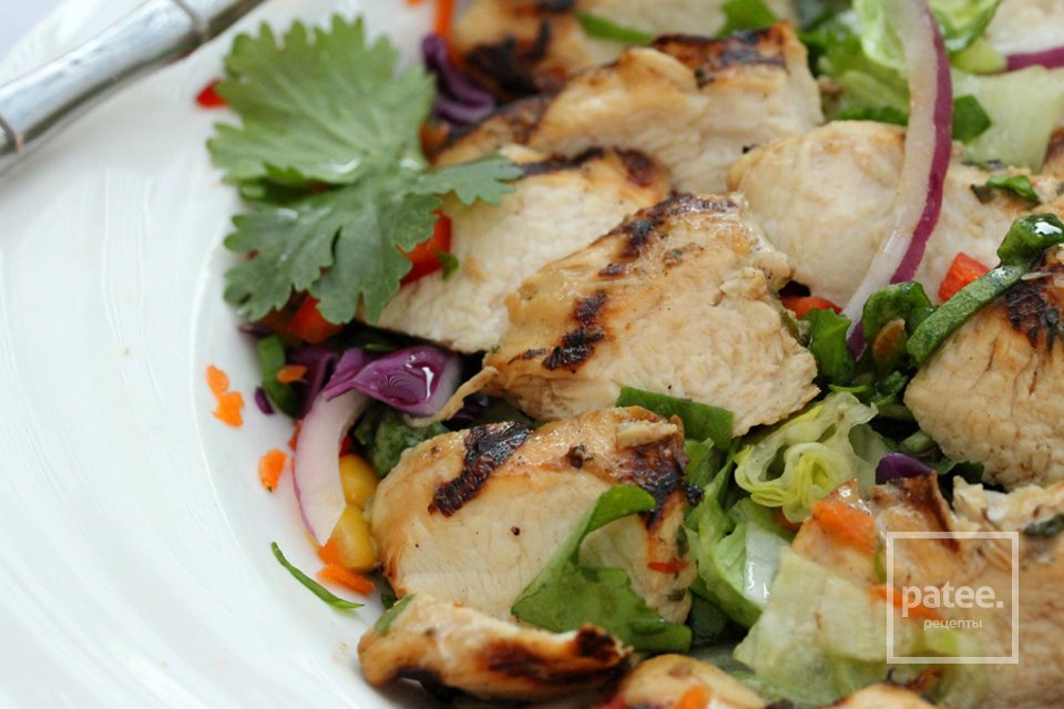 Куриный салат с овощами - Шаг 9