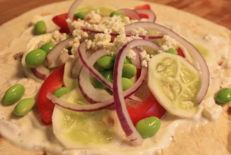 Бутерброд с овощами