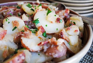 Картофельный салат с беконом