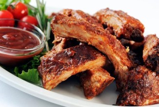 Ребрышки с апельсином