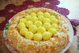 Салат "Гнездо глухаря"