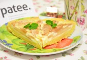 Песочный пирог с грушами