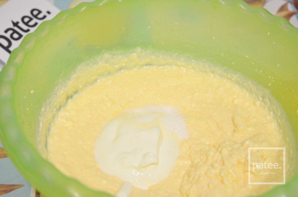 Творожная запеканка с черносливом и ванильным пудингом - Шаг 3