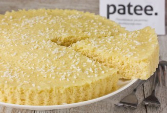 Кокосовый бисквит в микроволновке