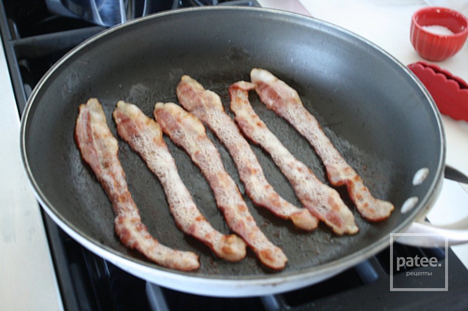 Паста с беконом и овощами - Шаг 2