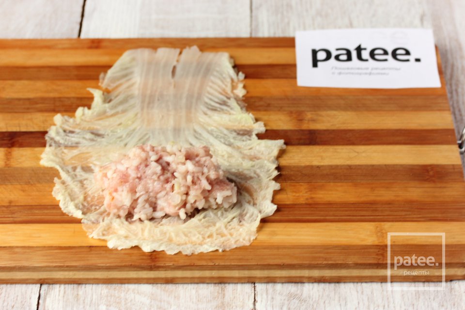 Голубцы по-домашнему из пекинской капусты - Шаг 10