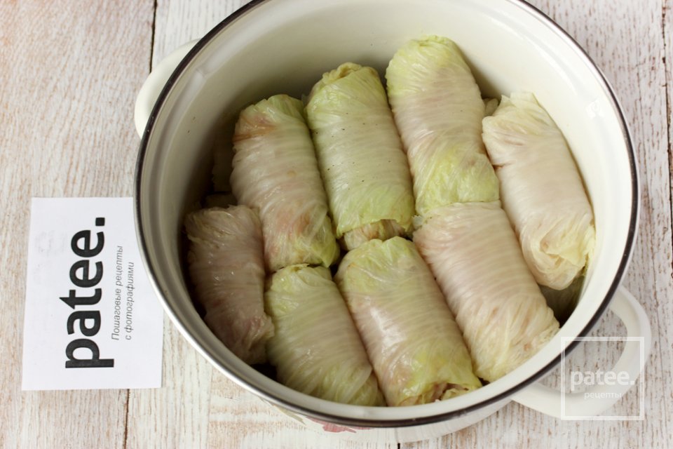 Голубцы по-домашнему из пекинской капусты - Шаг 12