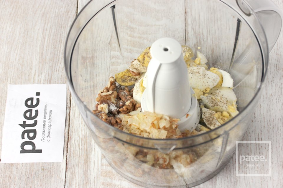 Паштет из грецких орехов и яиц - Шаг 6