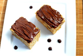 Рисовые пирожные с глазурью