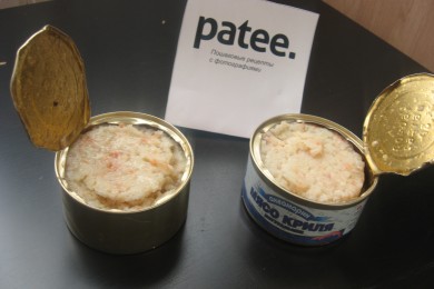 Салат с мясом криля - приготовление