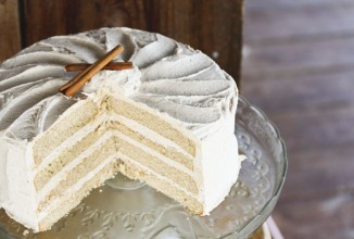 Торт со сливочно-коричным кремом