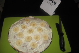 Блинный банановый торт