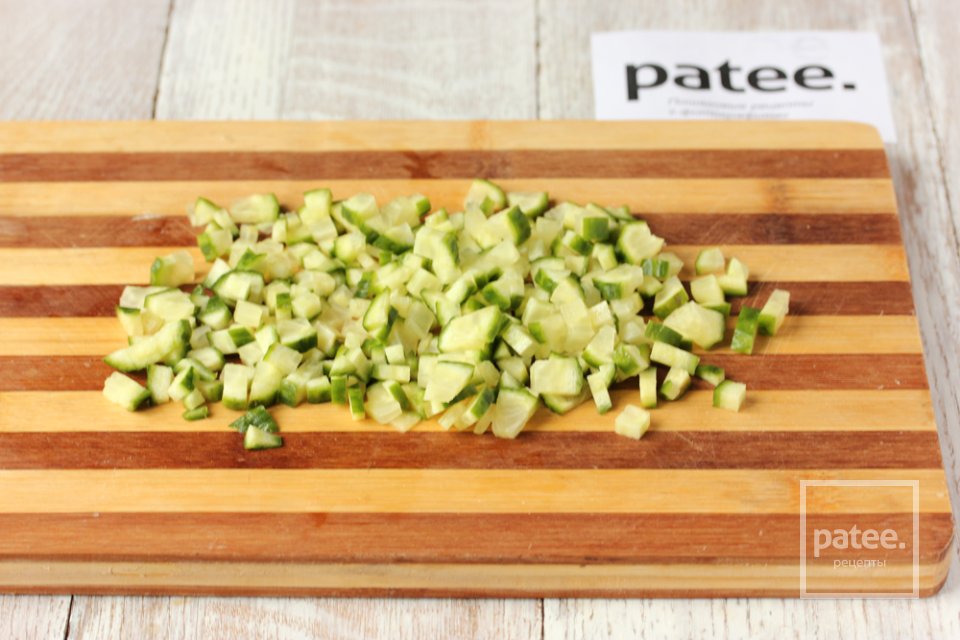 Салат Изумрудная россыпь - Шаг 3