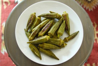 Печеная бамия