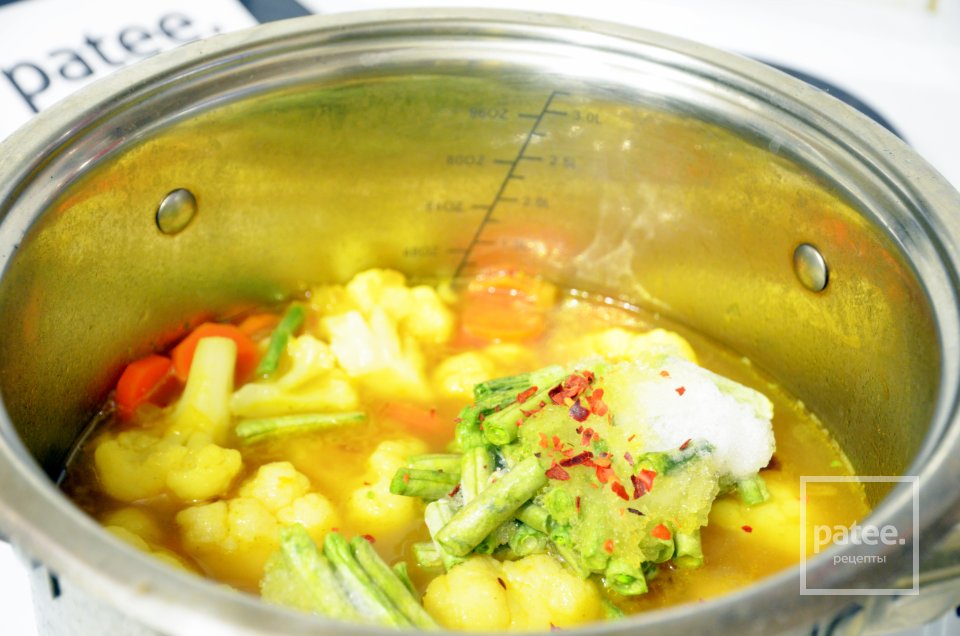Овощной суп с карри и йогуртом - Шаг 13
