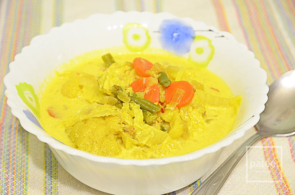 Овощной суп с карри и йогуртом - Шаг 17