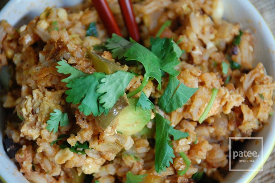 Рис с фасолью и авокадо - Шаг 7