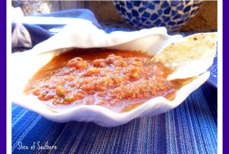 Сальса из помидоров с луком