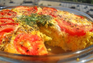 Фриттата с морковью