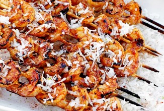 Креветки на гриле по-тайски