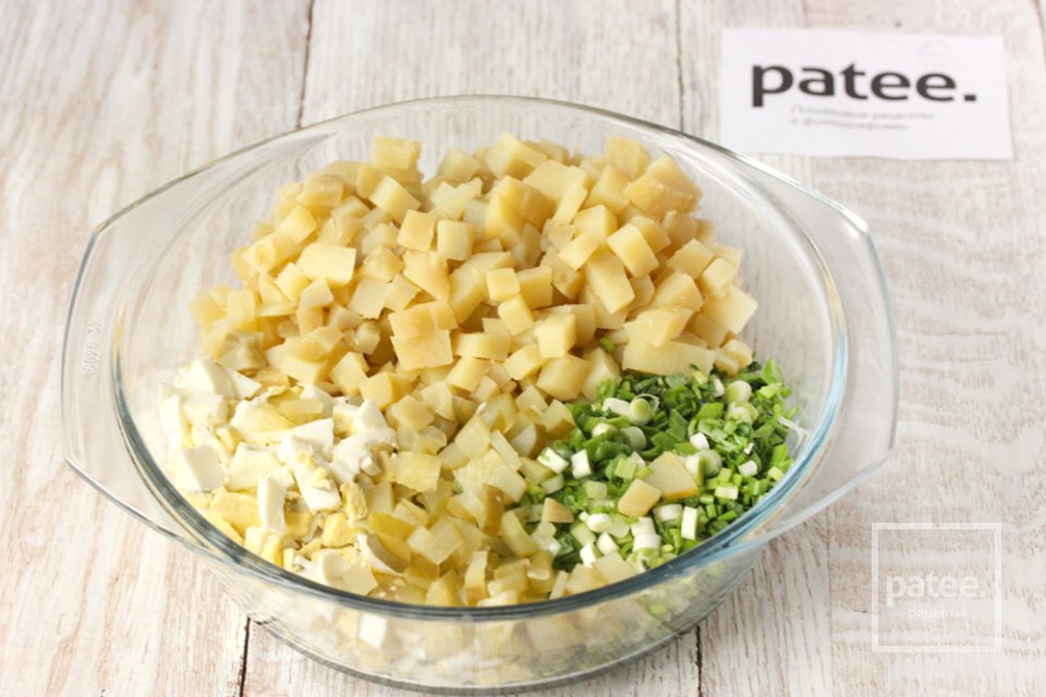 Салат Столичный с курицей - Шаг 7