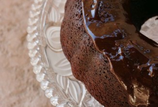 Шоколадно-винный торт