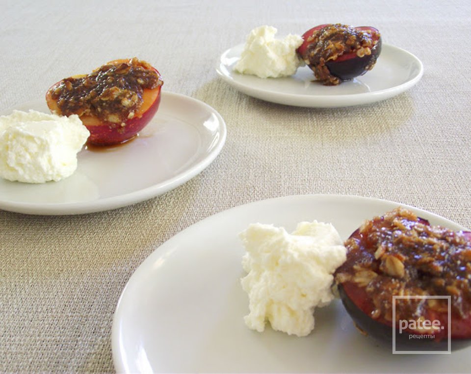 Запеченные сливы с маскарпоне - Шаг 5