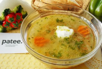 Рассольник с рисом