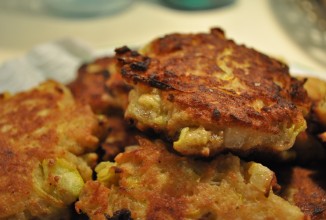 Кабачковые оладьи с сыром