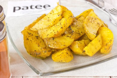 Рецепт Пряный золотистый картофель