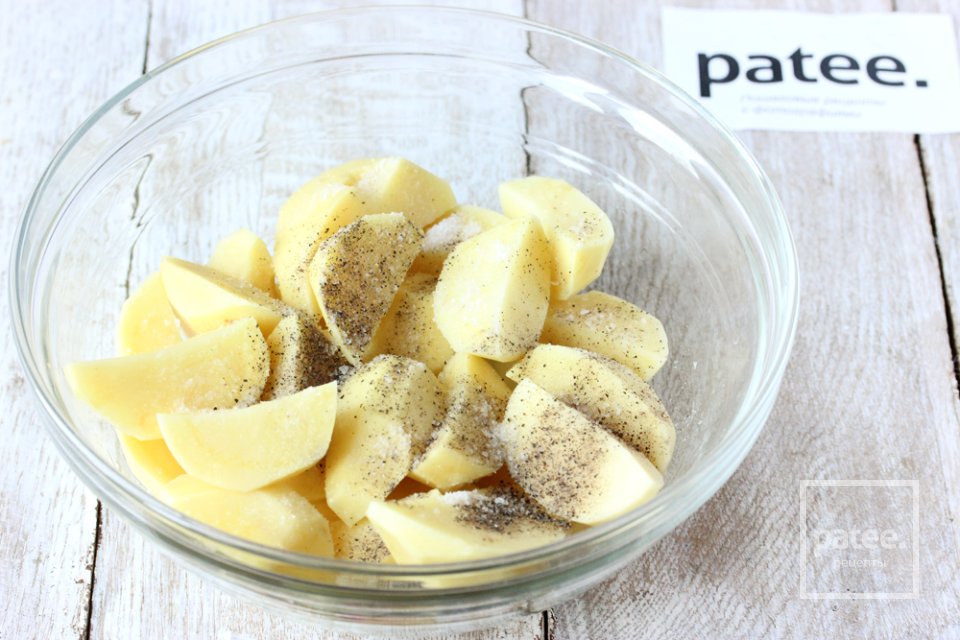 Пряный золотистый картофель - Шаг 3