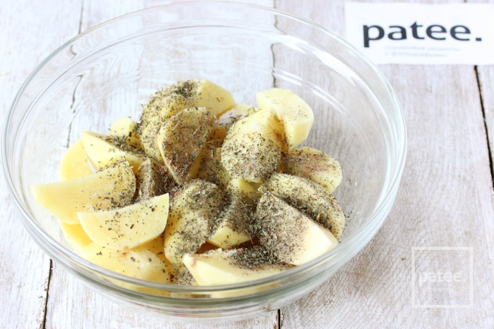 Пряный золотистый картофель - Шаг 4