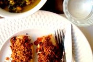 Треска в ореховой корочке