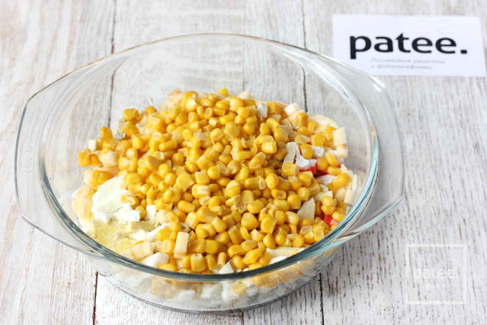 Салат Крабовый - Шаг 6