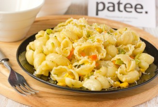 Паста с овощным миксом