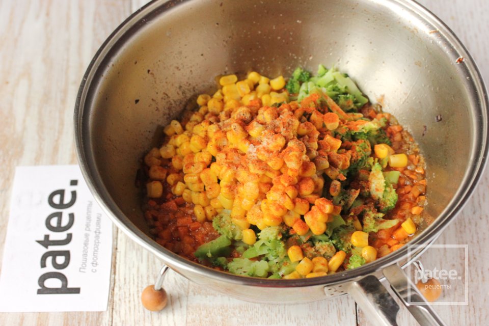 Паста с овощным миксом - Шаг 9