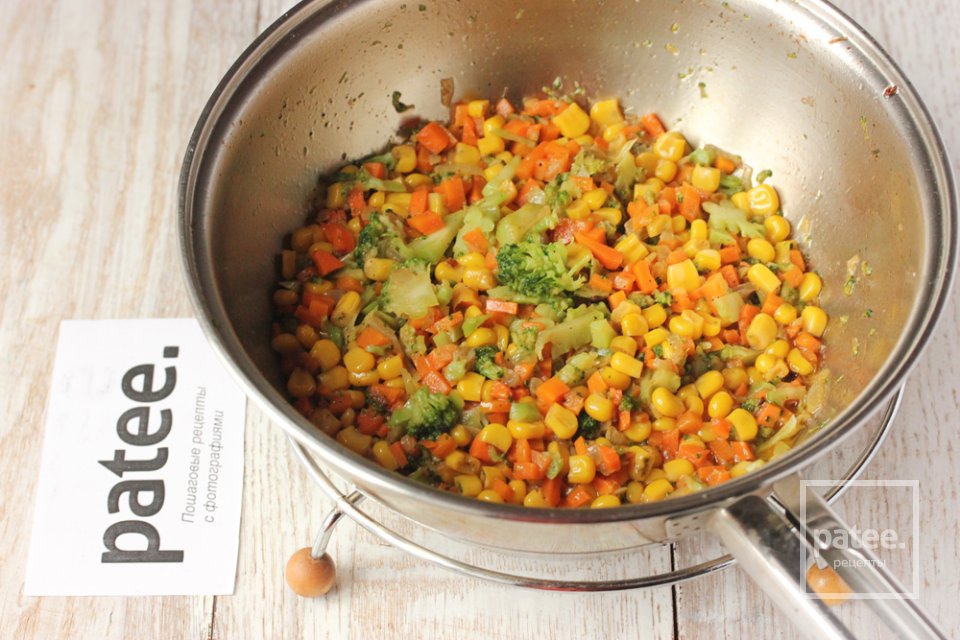 Паста с овощным миксом - Шаг 10