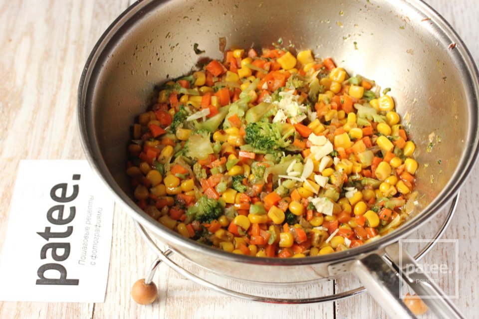 Паста с овощным миксом - Шаг 12