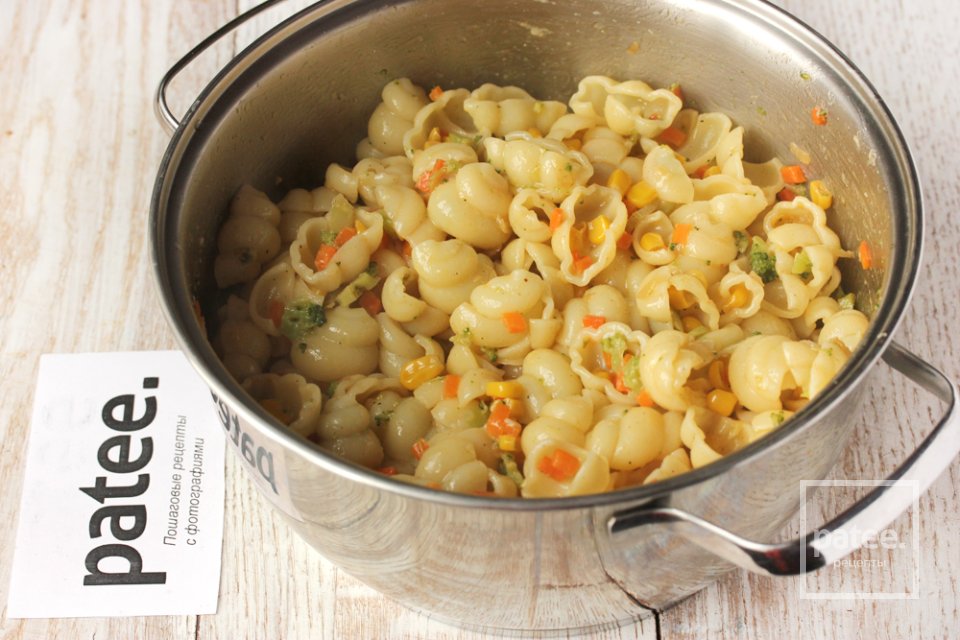Паста с овощным миксом - Шаг 16