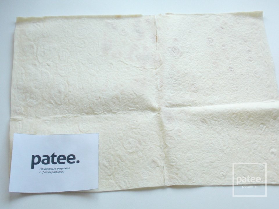 Запеченный рулет из лаваша с мясом и грибами - Шаг 11