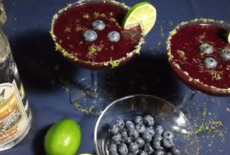Коктейль Маргарита с черникой