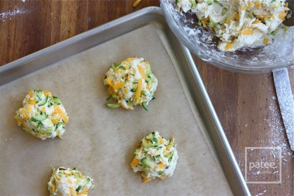 Кабачковое печенье с чеддером - Шаг 8