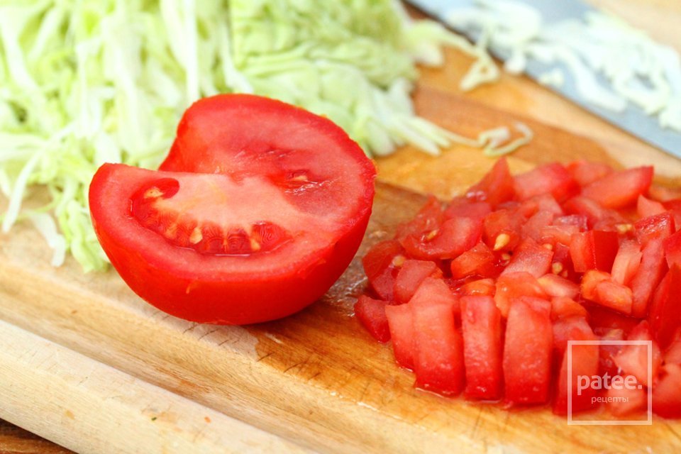 Тако с мясом и капустой - Шаг 3