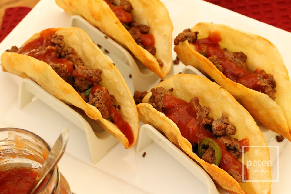 Тако с мясом и капустой - Шаг 17