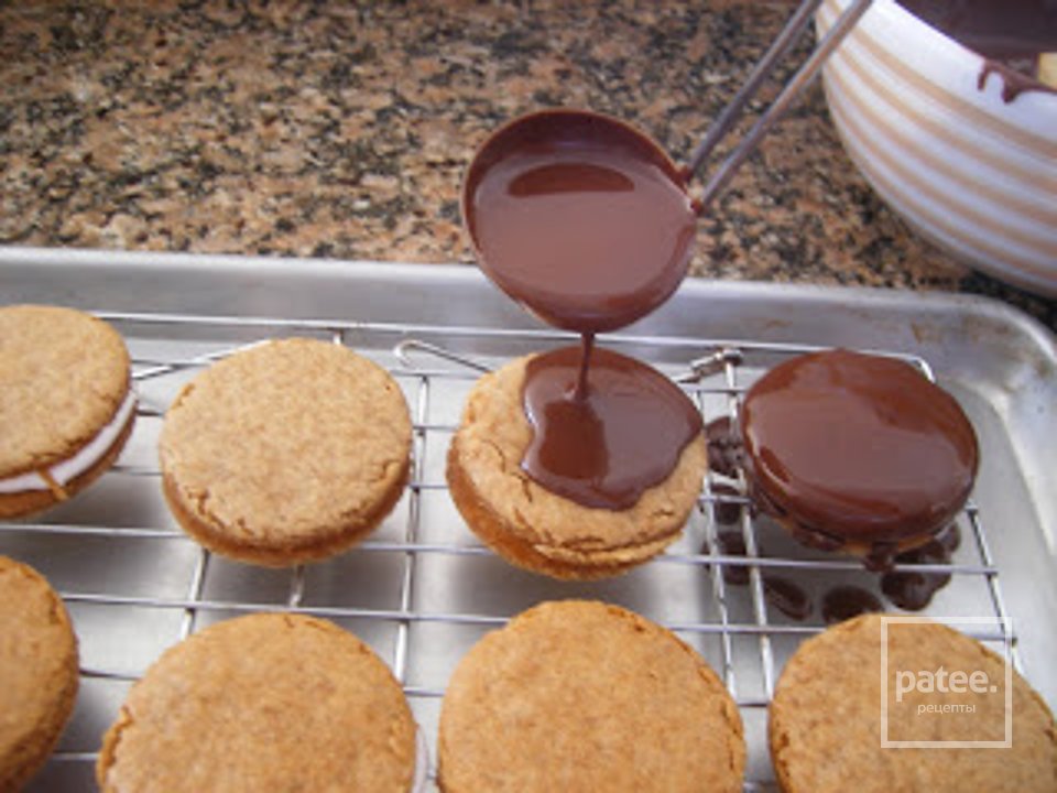 Печенье с зефиром и шоколадом - Шаг 20